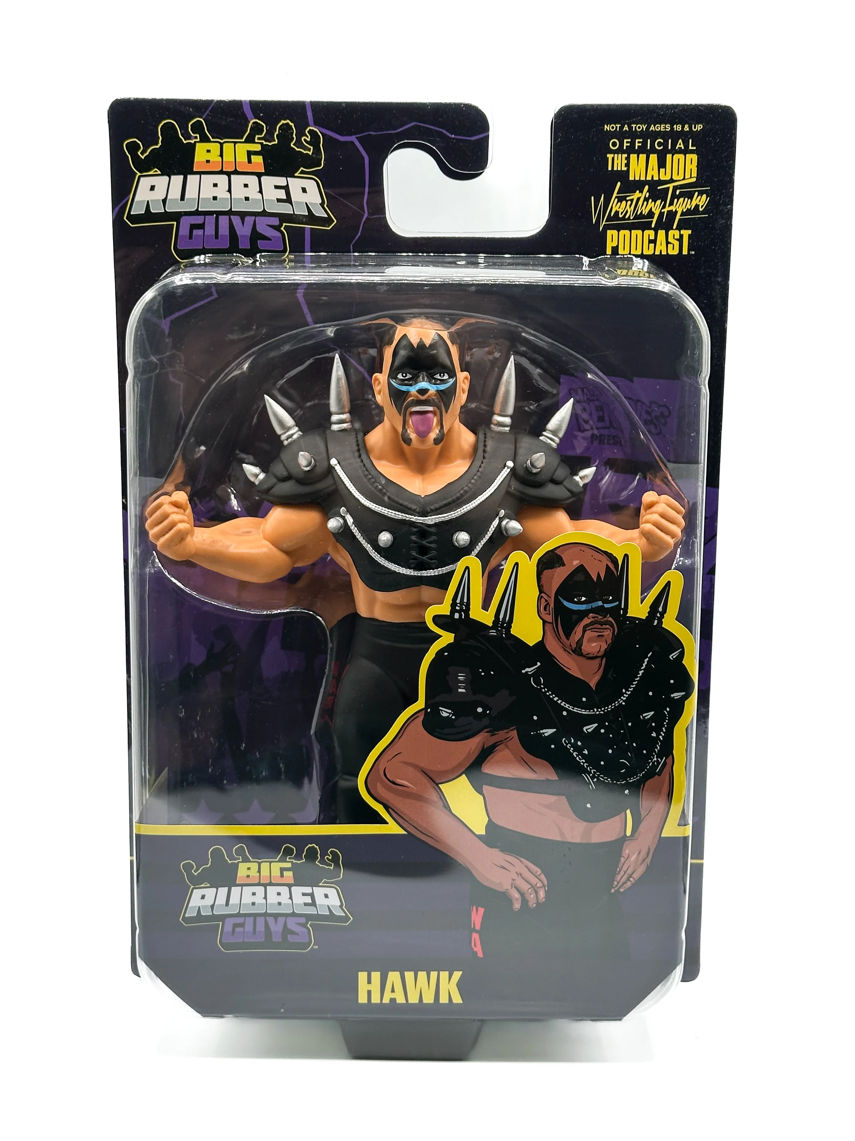 BIG RUBBER GUYS SERIES 8 ROAD WARRIORS ANIMAL & HAWK  (FREE US SHIPPING - IN STOCK) - Image 2