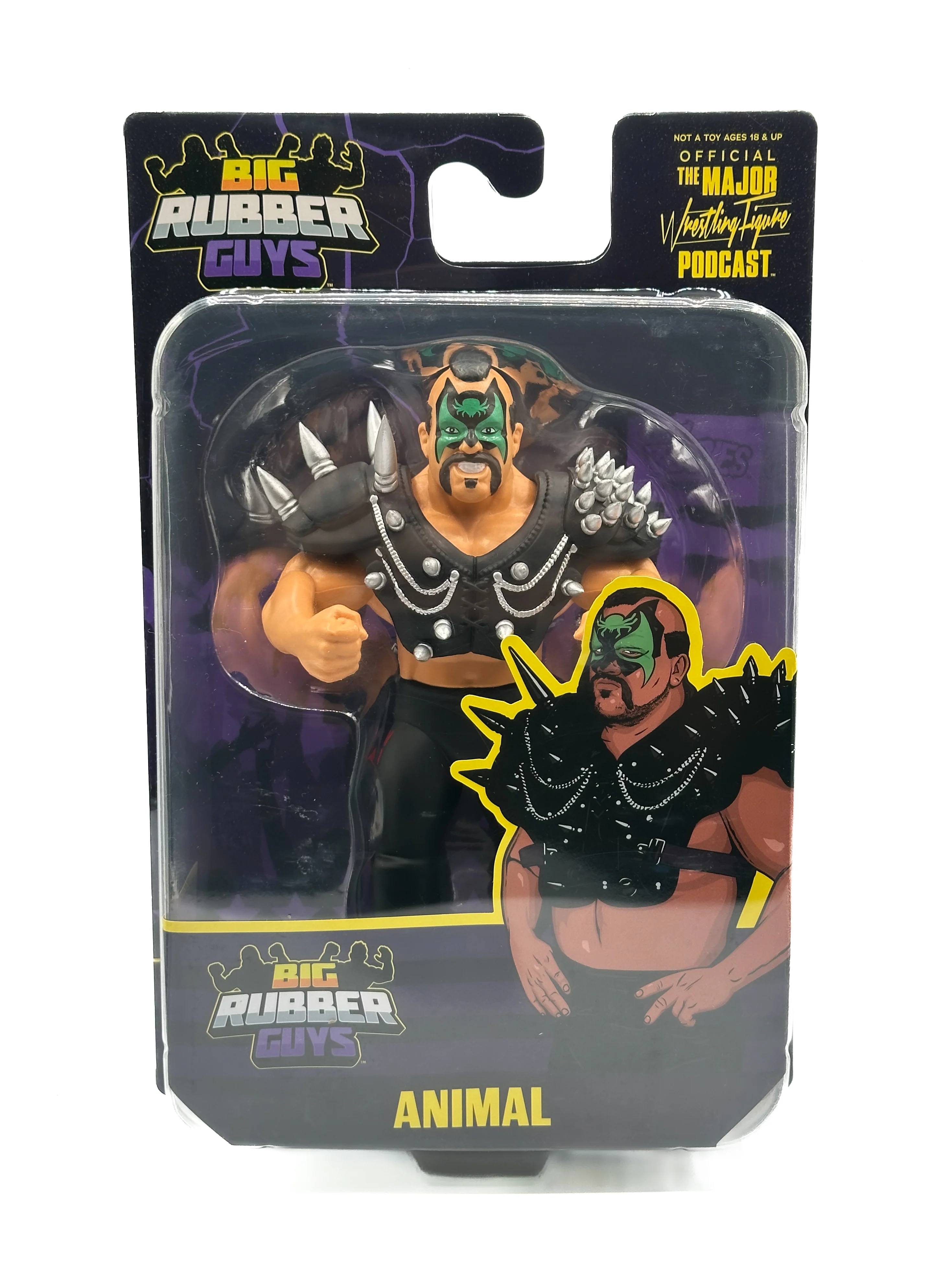 BIG RUBBER GUYS SERIES 8 ROAD WARRIORS ANIMAL & HAWK  (FREE US SHIPPING - IN STOCK) - Image 3