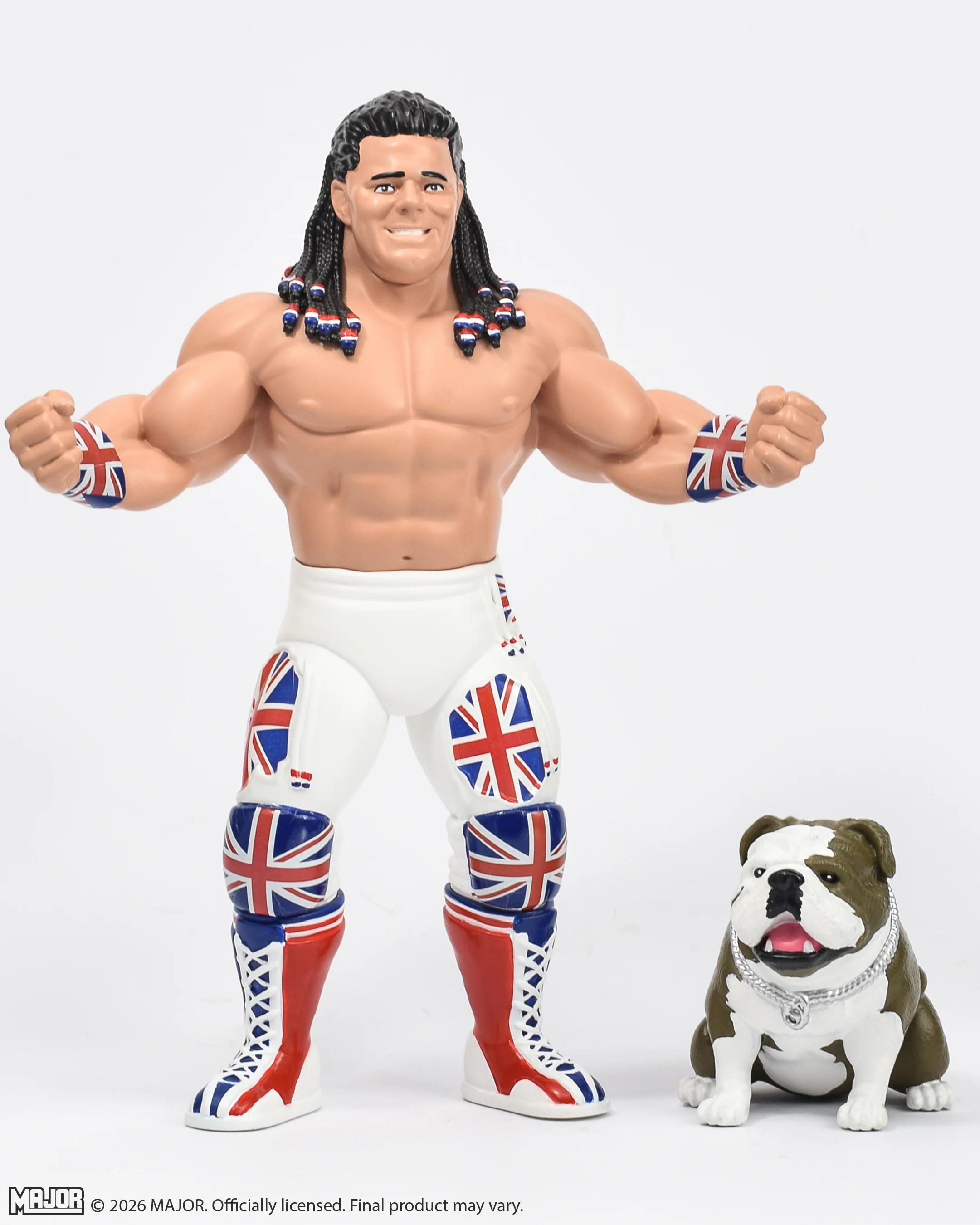 Davey Boy Smith with Winston Big Rubber Guy (FREE US SHIPPING - SHIPS IN JANUARY) - Image 4