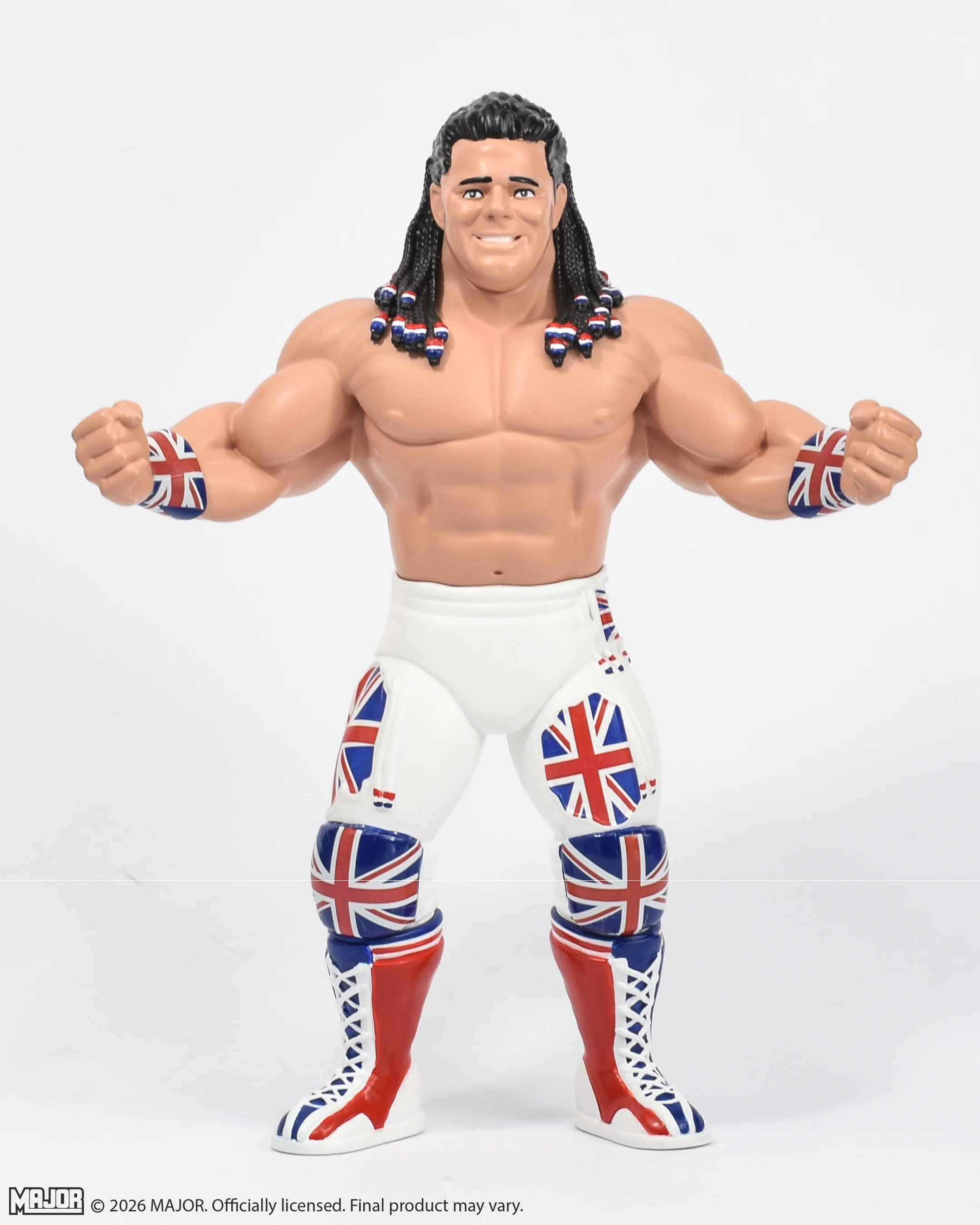 Davey Boy Smith with Winston Big Rubber Guy (FREE US SHIPPING - SHIPS IN JANUARY) - Image 5