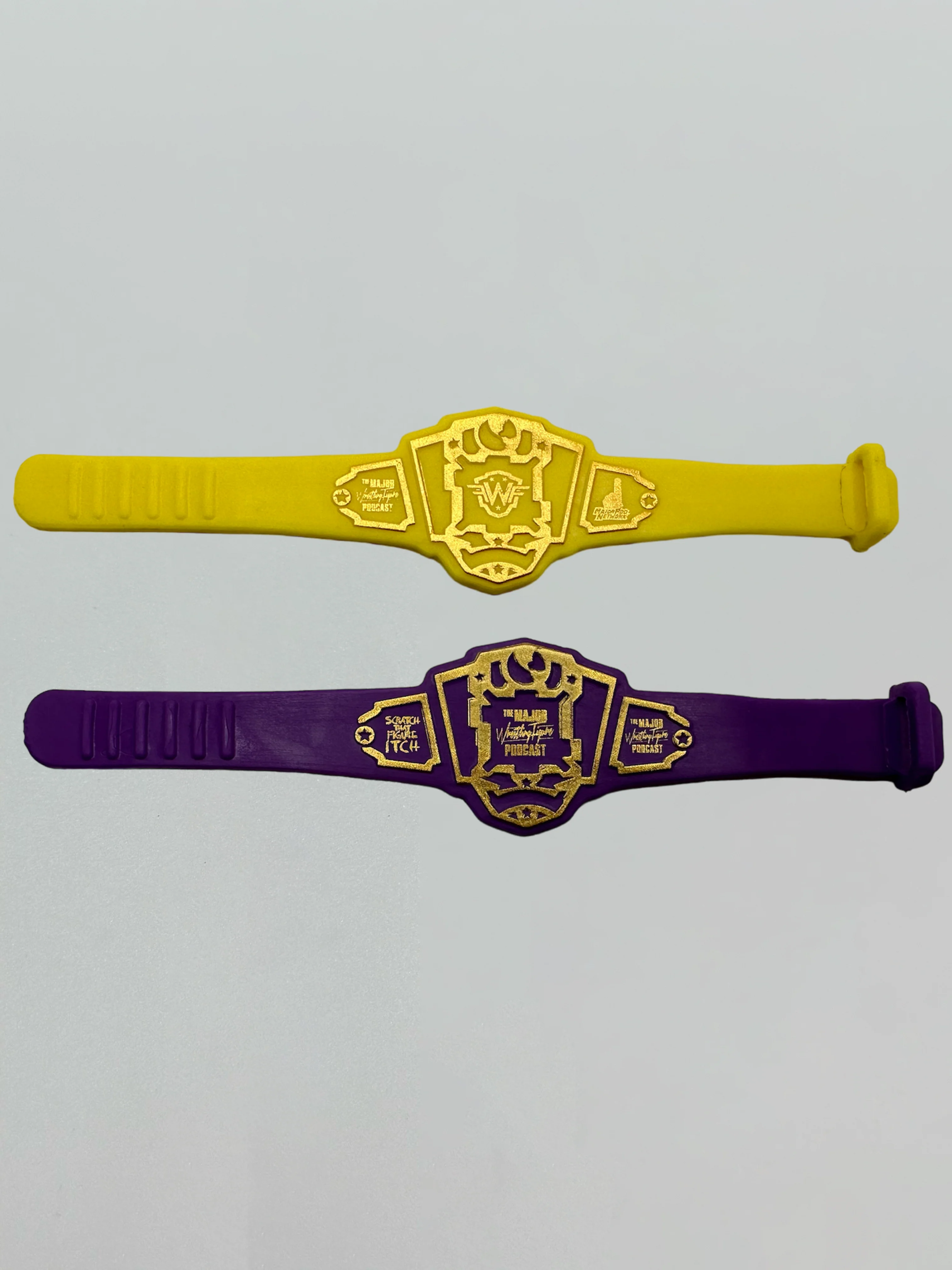 COMBO Major Wrestling Figure Podcast & FWF Championship Toy Title Belt(FREE US SHIPPING) - Image 4